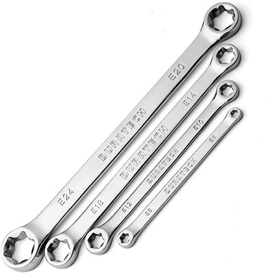 Kunci Kotak Ujung Ganda Titanium