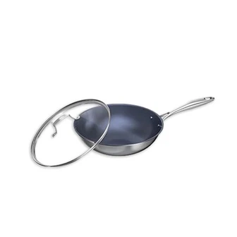 Wajan Trimetalik Titanium 34cm